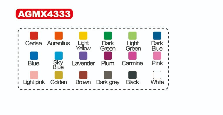 M&G Twistable Crayon 18 colors. PP Box Package. (1 per pack)