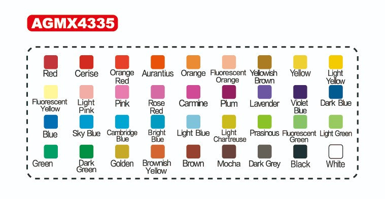 M&G Twistable Crayon 36 colors. PP Box Package. (1 per pack)