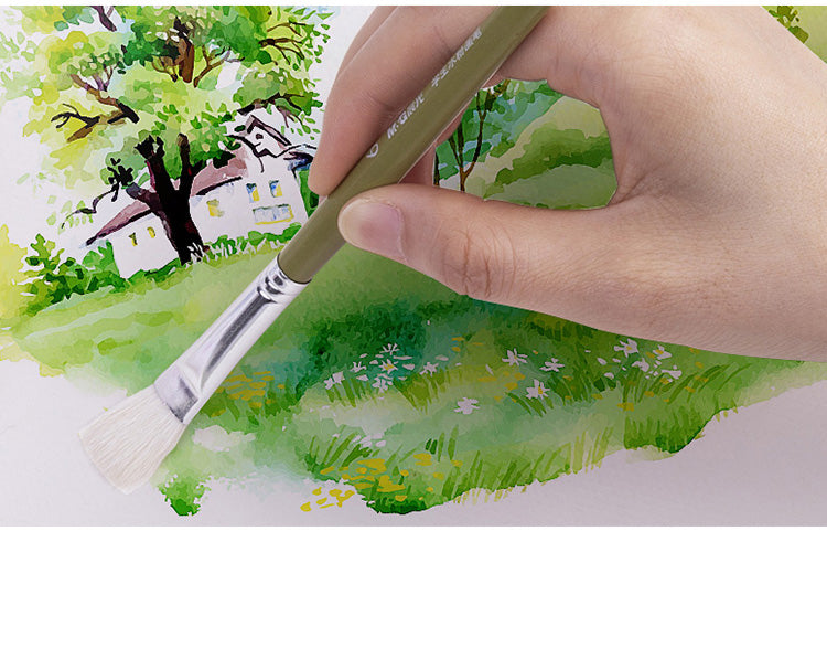 M&G Guoache Paint Brush Set 4pcs. (1 per pack)