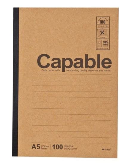 M&G A5 "Capable" Wireless Notebook 60 pages. (5 per pack)