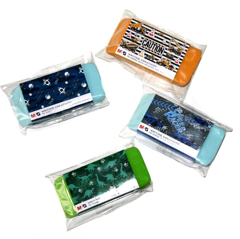 M&G Boy's Color Eraser. (5 per pack)
