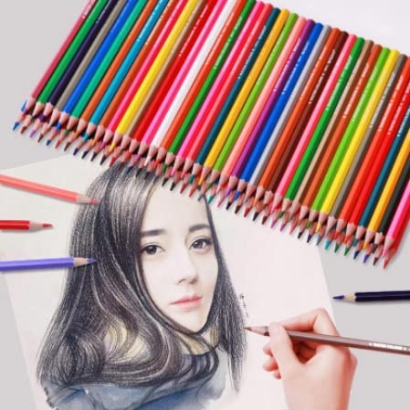 M&G Watercolor Hegaxon Colored Pencil. 48 colors. Metal Box Package. (1 per pack)