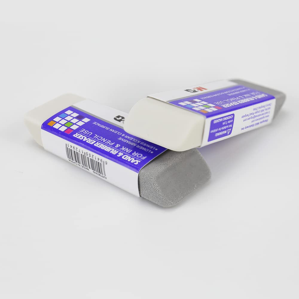 M&G Sand & Rubber Eraser, for ink and pencil. (5 per pack)