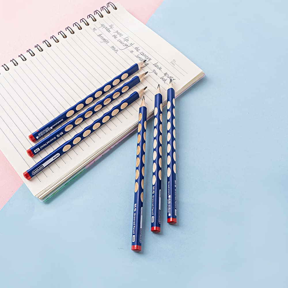 M&G Pencil jumbo triangle Easy Start Ergonomic Hole Design 2B. (10 per pack)