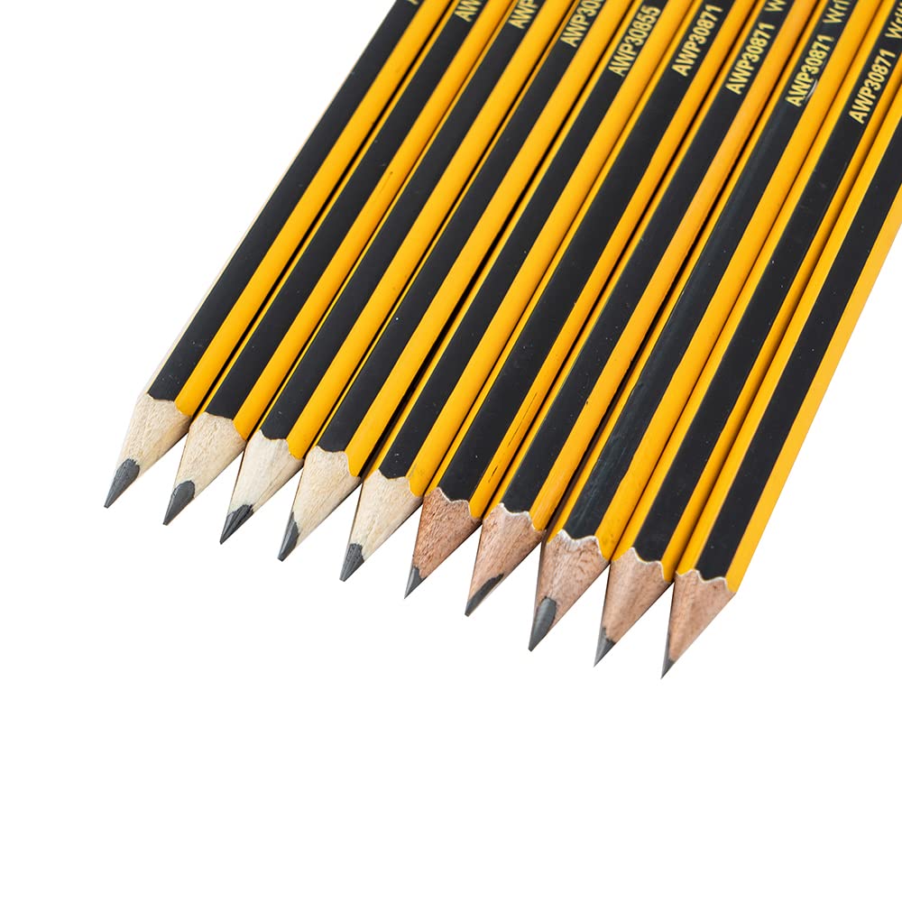 M&G Pencil hexagon with eraser 2B. (10 per pack)