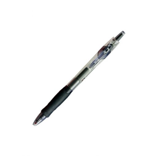 M&G Retractable Gel Pen Blue 0.5mm. Comfort Rubber Grip. (5 per pack)