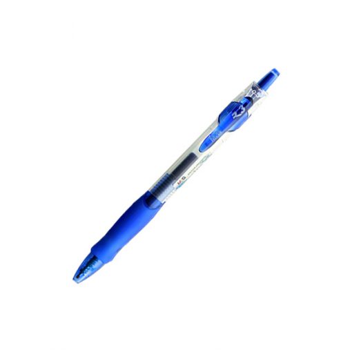 M&G Retractable Gel Pen Blue 0.5mm. Comfort Rubber Grip. (5 per pack)
