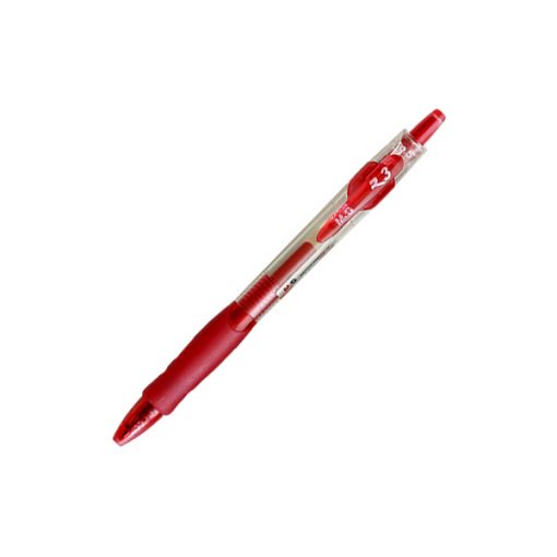 M&G Retractable Gel Pen Blue 0.5mm. Comfort Rubber Grip. (5 per pack)