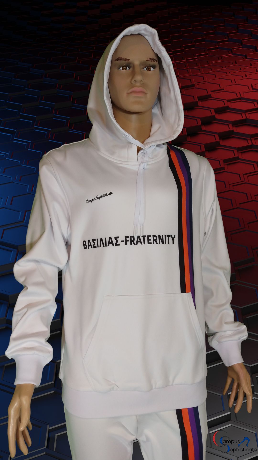 Campus Sophisticate Premium Male Hoodies - ΒΑΣΙΛΙΑΣ - FRATERNITY