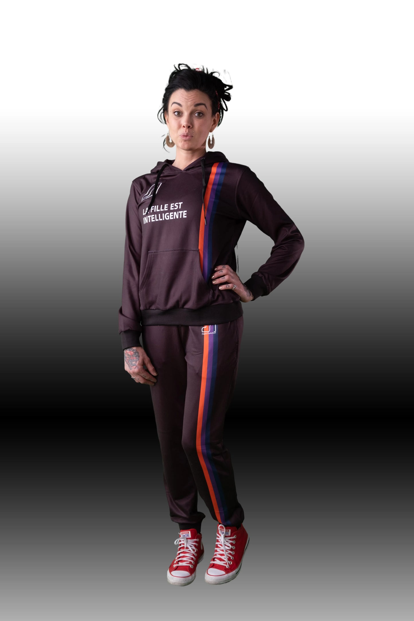 Premium Female Sweatpants - LA FILLE EST INTELLIGENTE