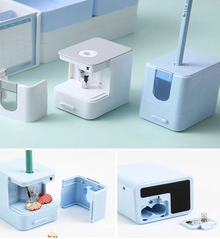 M&G Multi-Functional Electric Pencil Sharpener with 2 Model (Flat/Sharp Tip). (1 per pack)