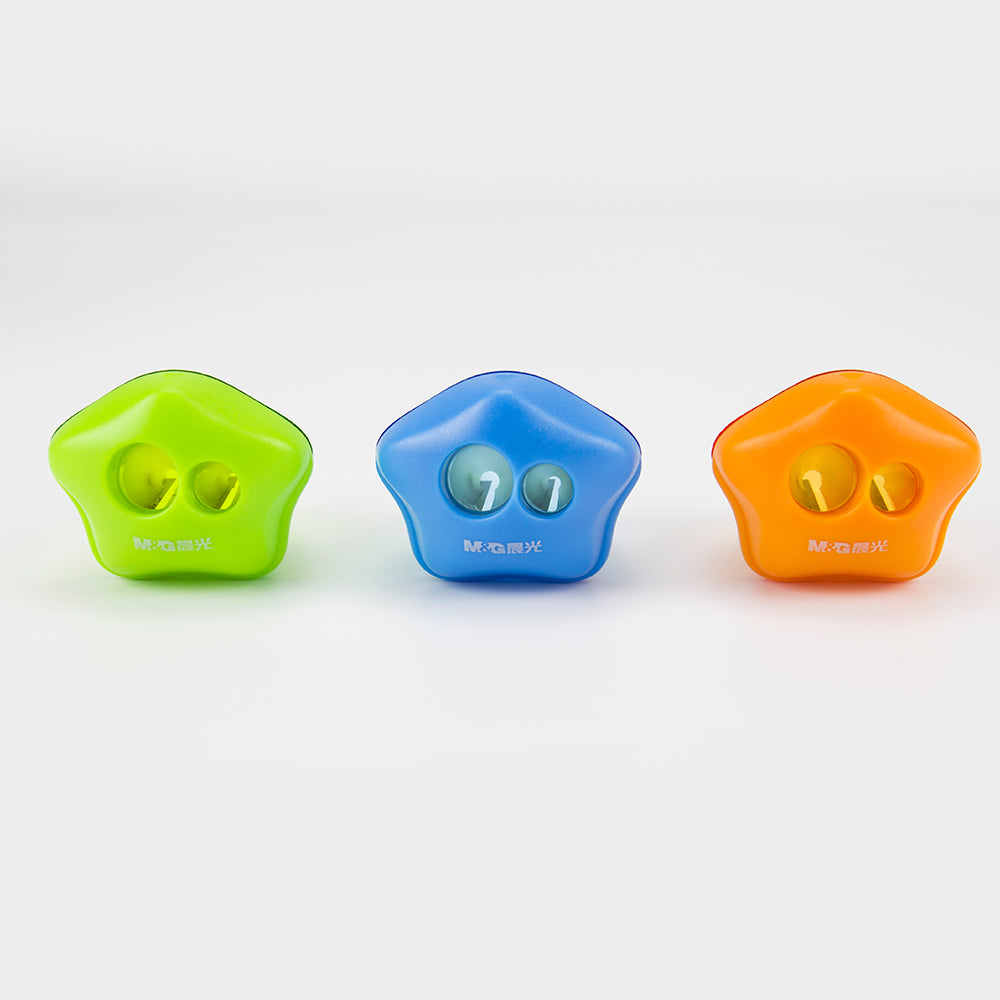 M&G Starfish Double Holes Pencil Sharpener. (2 per pack)
