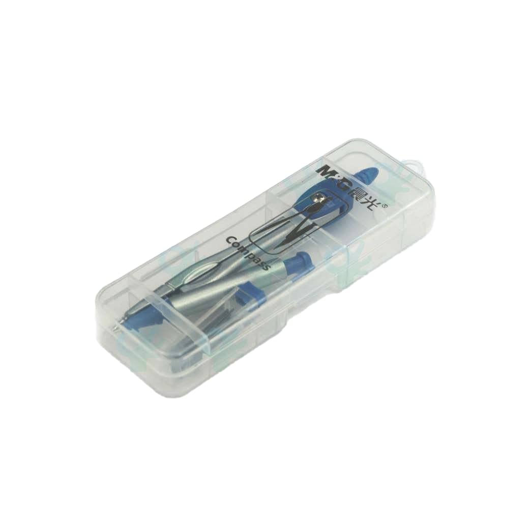 M&G Aluminium Alloy Compass with 0.5mm Mechnical Pencil. (2 per pack)