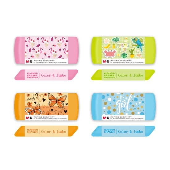 M&G Girl's Color Eraser. (5 per pack)