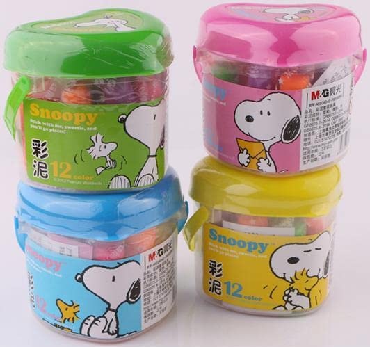M&G Modelling Clay 12 colors. PP Drum Package. (1 per pack)