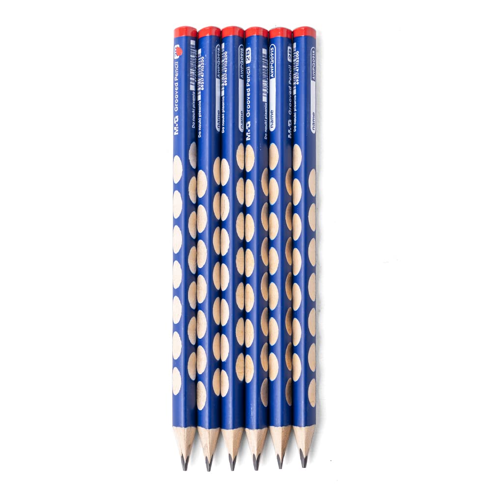 M&G Pencil jumbo triangle Easy Start Ergonomic Hole Design 2B. (10 per pack)
