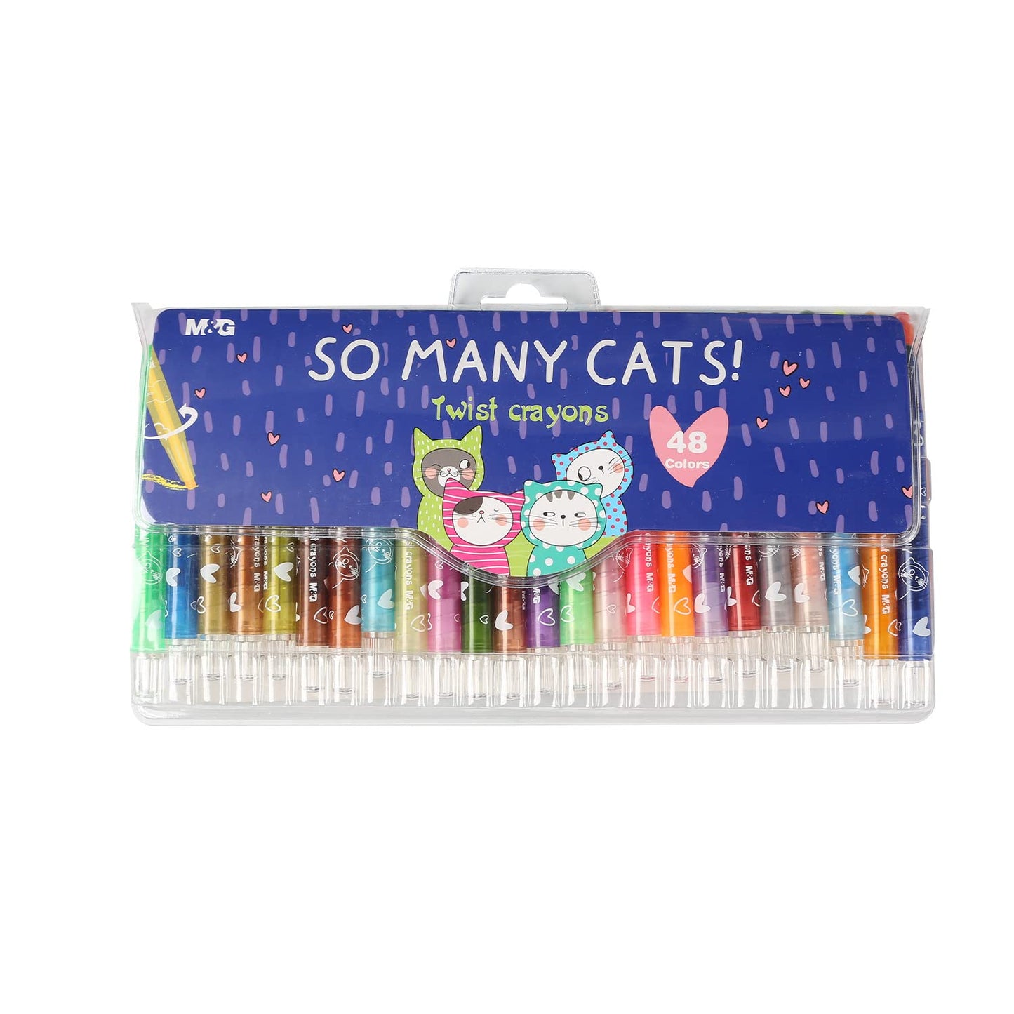 48 colors Twist Crayons. (1 per pack)