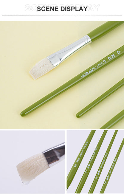 M&G Guoache Paint Brush Set 4pcs.  (1 per pack)