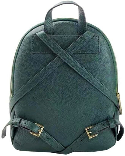 Michael Kors - Erin Medium Green Studded Leather Backpack (One Small Scratch In The Leather)