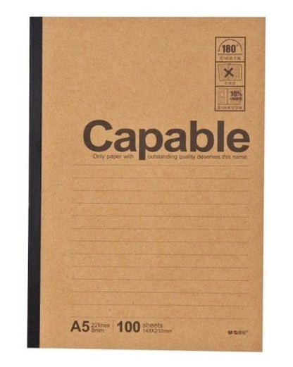 M&G A5 "Capable" Wireless Notebook 60 pages.  (5 per pack)