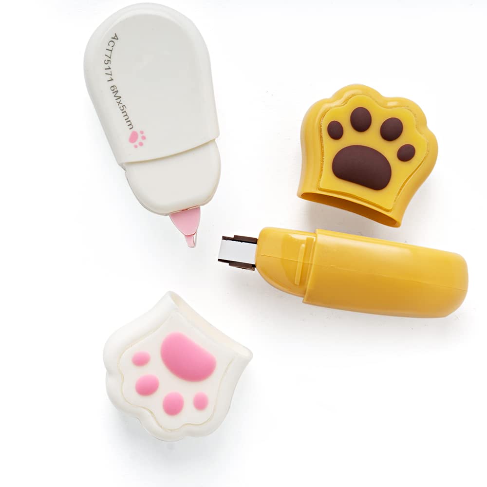 M&G Cute Cat's Paw Correction Tape 6M*5mm.   (5 per pack)