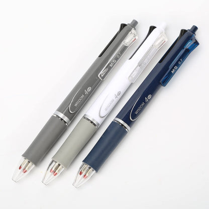 M&G 4 Colors Semi-Gel Ball Pen 0.7mm. Super smooth as silk. Comfort rubber grip. Black/Blue/Red/Green.   (10 per pack)