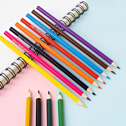 M&G Hexagon Color Pencil. Oil-based. 12 colors.  (1 per pack)