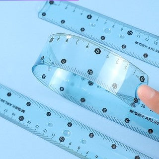 M&G Flexible Soft Color Ruler 30cm.  (4 per pack)
