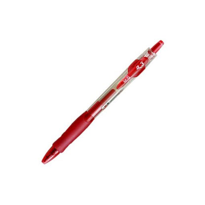 M&G Retractable Gel Pen Blue 0.5mm. Comfort Rubber Grip. (5 per pack)