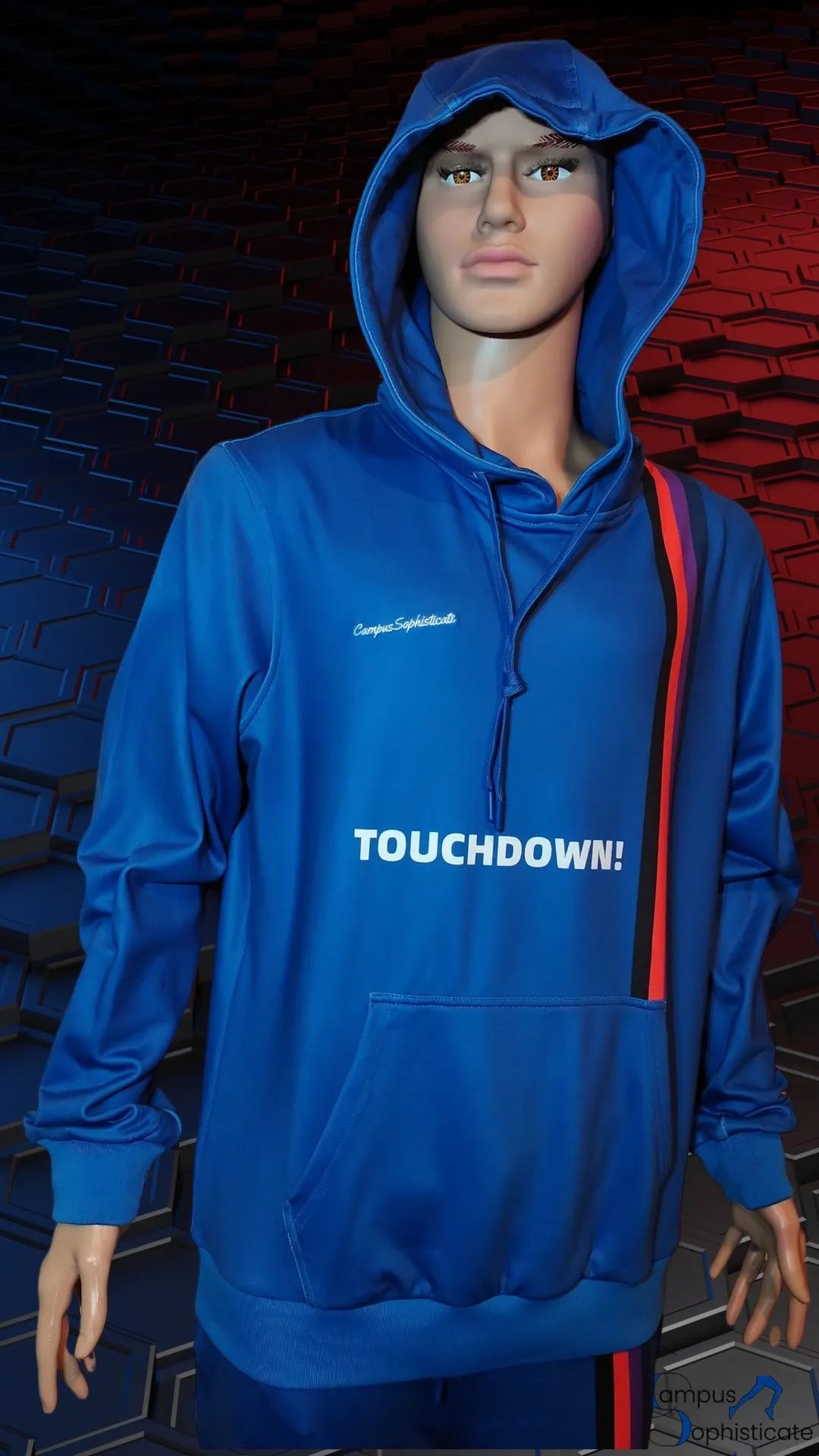 Campus Sophisticate Premium Male Hoodies - TOUCHDOWN!