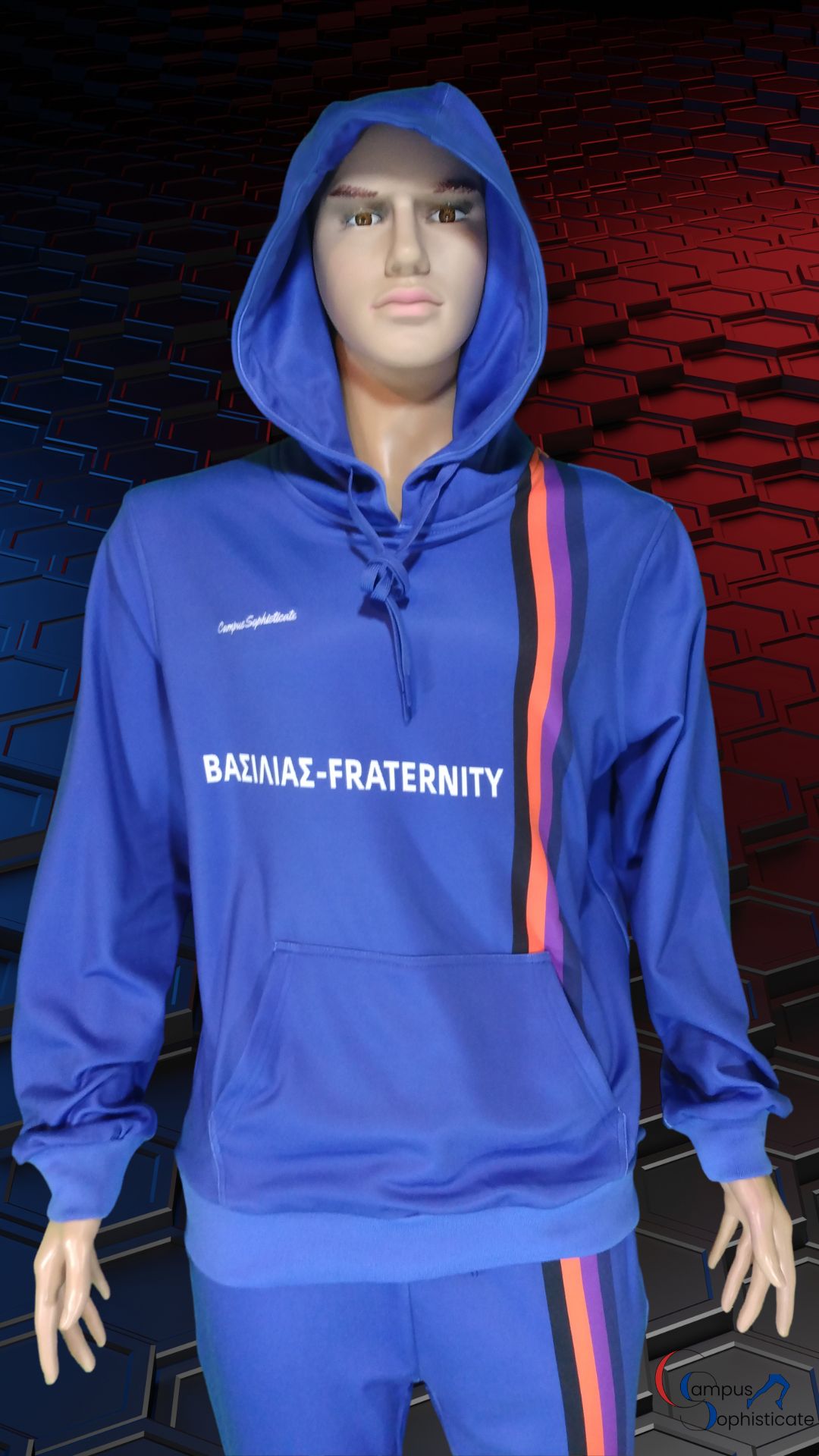 Campus Sophisticate Premium Male Hoodies - ΒΑΣΙΛΙΑΣ - FRATERNITY