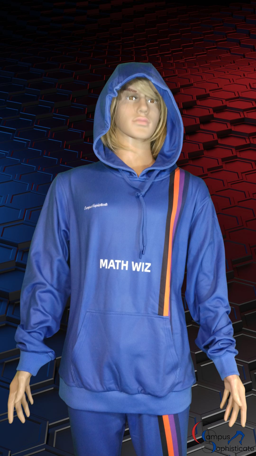 Campus Sophisticate Premium Male Hoodies - MATH WIZ