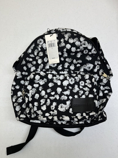 Calvin Klein - Black and White Floral Print Backpack