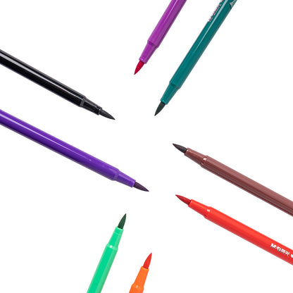 M&G Soft Brush Water Color Pen. Washable. 18 colors.  (1 per pack)
