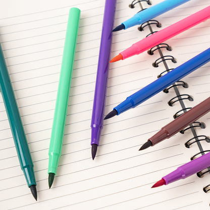 M&G Soft Brush Water Color Pen. Washable. 18 colors.  (1 per pack)