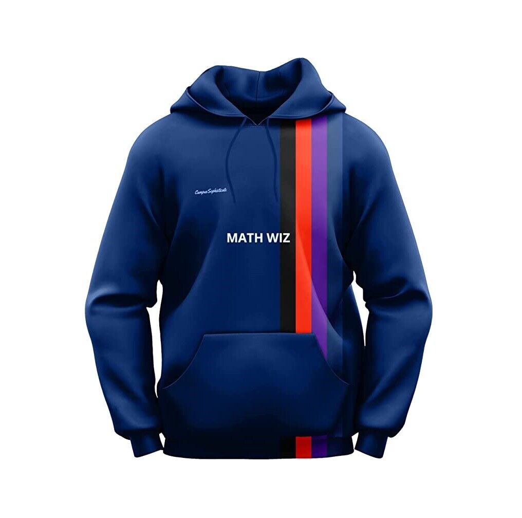 Campus Sophisticate Premium Male Hoodies - MATH WIZ