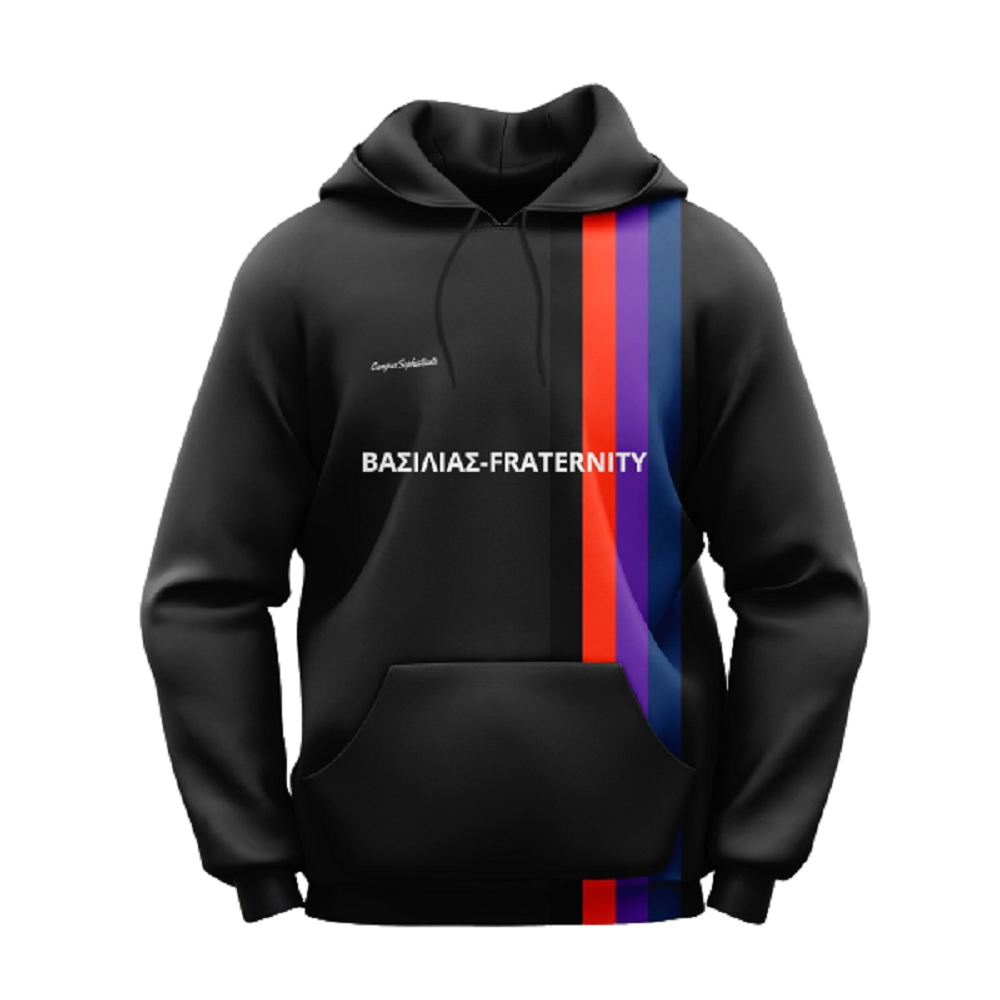 Campus Sophisticate Premium Male Hoodies - ΒΑΣΙΛΙΑΣ - FRATERNITY