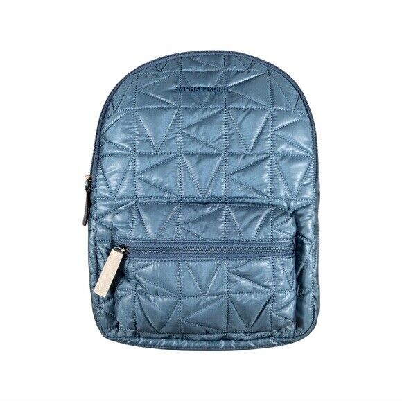 Michael Kors - Winnie Medium Quilted Backpack in Dark Chambray