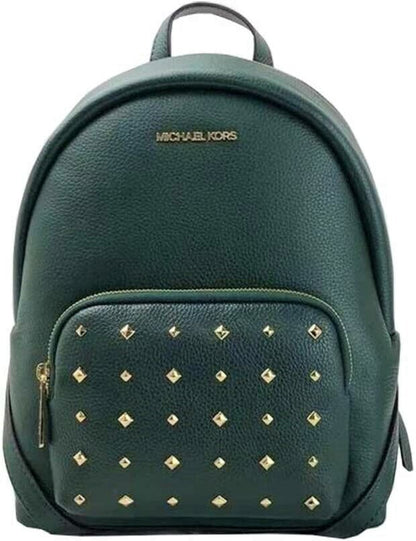 Michael Kors - Erin Medium Green Studded Leather Backpack (One Small Scratch In The Leather)