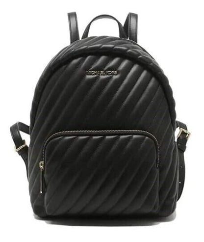 Michael Kors - Erin Medium Quilted Vegan Faux Leather Backpack in Black