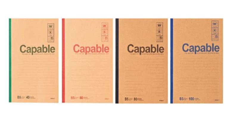 M&G B5 "Capable" Wireless Notebook 80 pages.  (4 per pack)