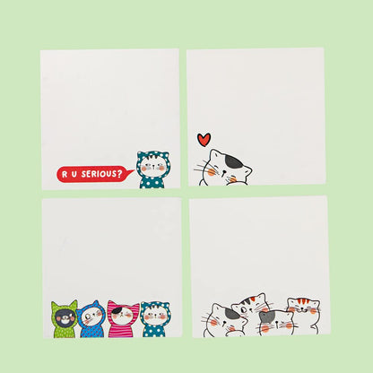 3X3'' Colorful Print Sticky note. 80 sheets.  (5 per pack)