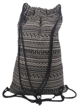 Beauty Shops & Boutique - Printed Pattern Drawstring Backpack
