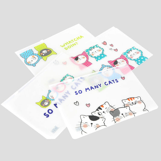 So Many Cats - A5 EVA Folders. 26.4 x 18.4cm. Print on one side. (5 per pack)